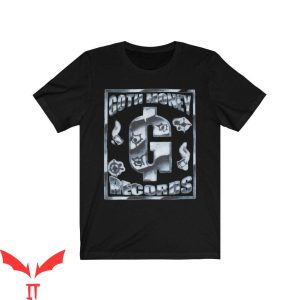 Goth Money Records T-Shirt Airbrush Logo Trendy Tee Shirt