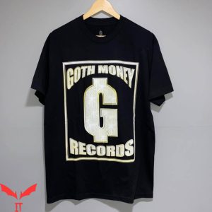 Goth Money Records T-Shirt Gold Bling Bling Version Tee