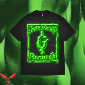 Goth Money Records T-Shirt Green Cool Version Tee Shirt