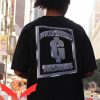 Goth Money Records T-Shirt Grey Version On The Back Side