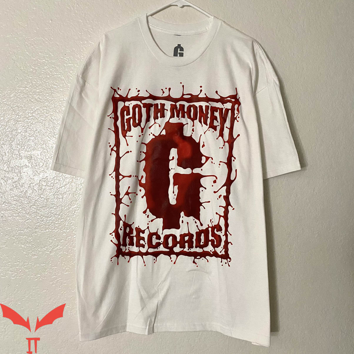 Goth Money Records T-Shirt Red Blood Version Tee Shirt