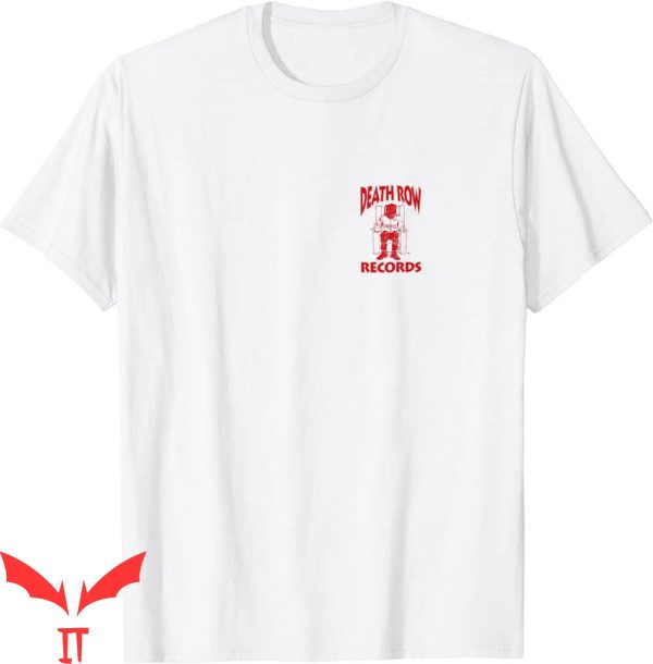 Goth Money Records T-Shirt Red On Black Death Row Logo