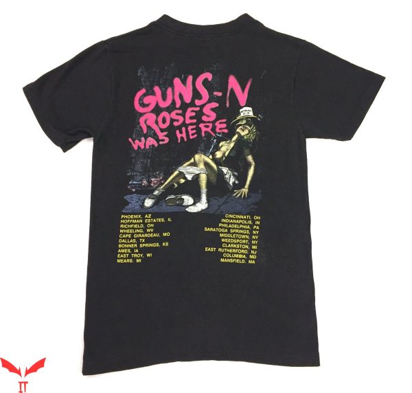 Guns N Roses Appetite For Destruction T-Shirt 1987 Concert
