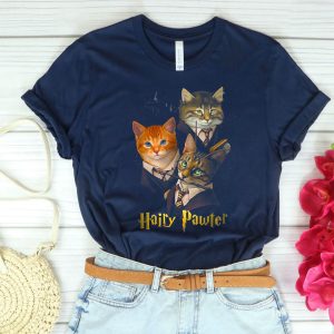 Harry Potter Cat T-Shirt Potter Pups Dog Lover Animal Shirt