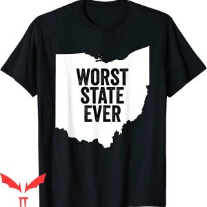 Harry Potter Hates Ohio T-Shirt Worst State Ever Ohio Sucks
