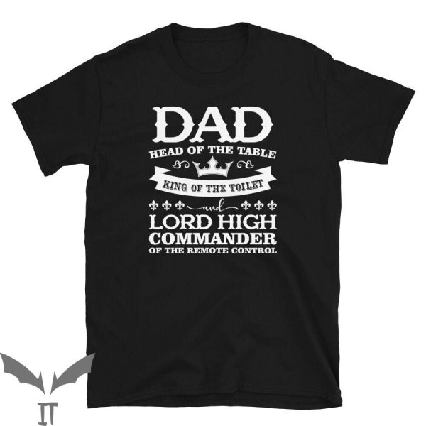 Head Of The Table T-Shirt Dad Cool Design Trendy Graphic Tee