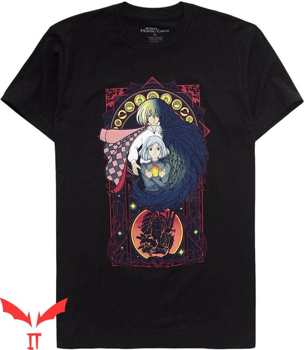 Howl Pendragon T-Shirt Howl’s Moving Castle Trio Cool Design