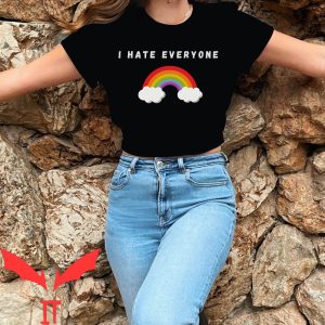 I Hate Everyone T-Shirt Funny Mean Negative People Shirt