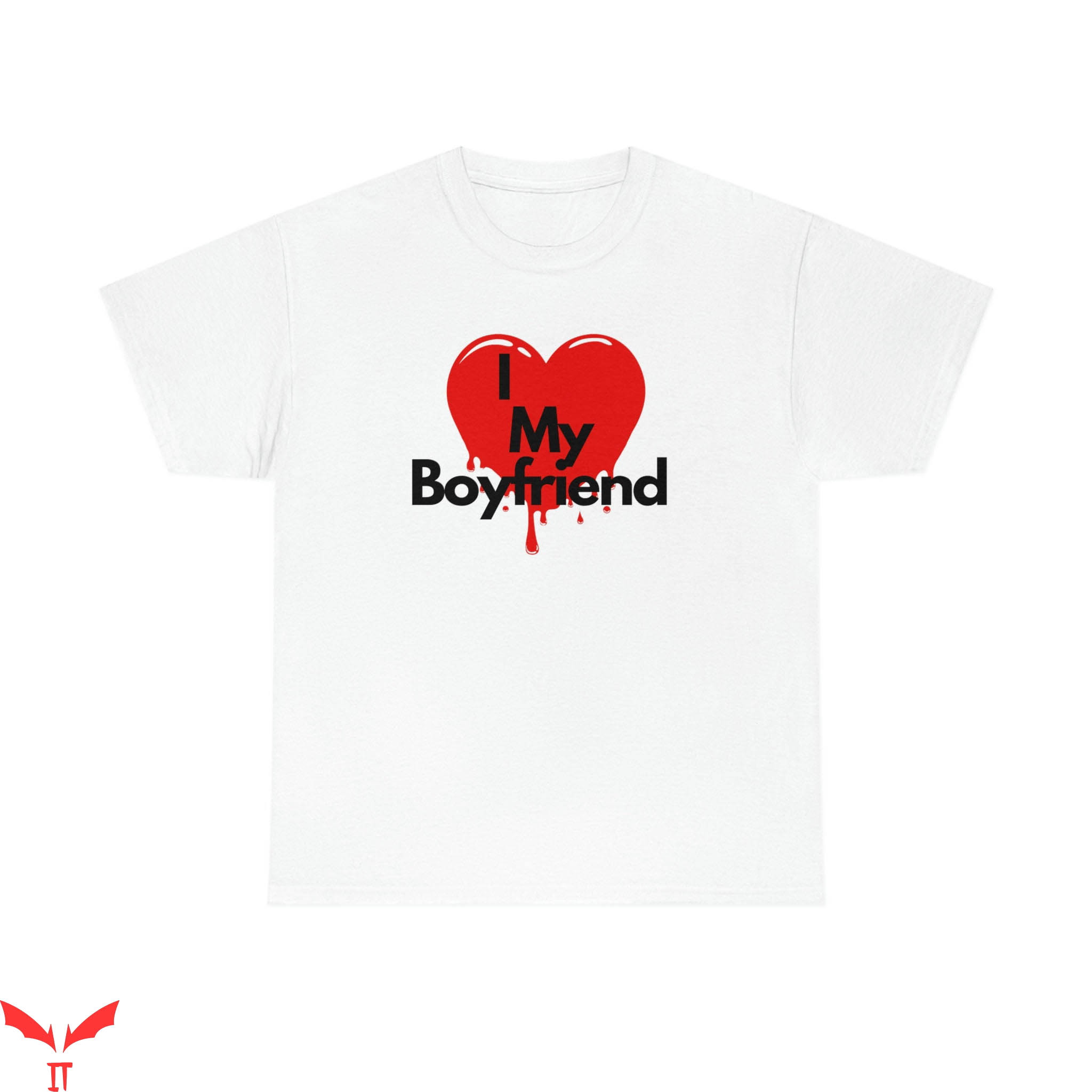 I Love My Boyfriend T-Shirt Couple Valentines Day Tee
