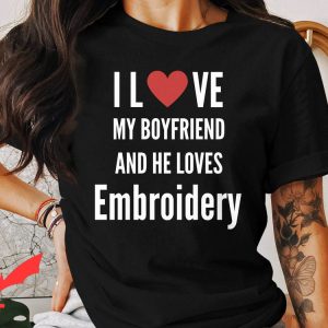 I Love My Boyfriend T-Shirt Funny I Heart My Boyfriend