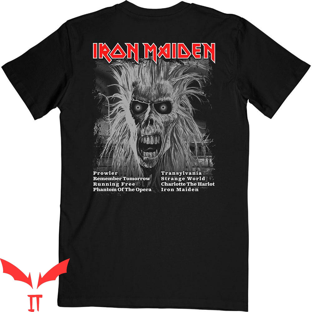 Iron Maiden Killers T-Shirt First Album Track List V3 Metal