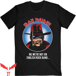 Iron Maiden Killers T-Shirt Not An English Rock Band Metal
