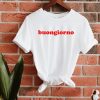 Italian T-Shirt Buongiorno Travel In Italia Vintage Retro