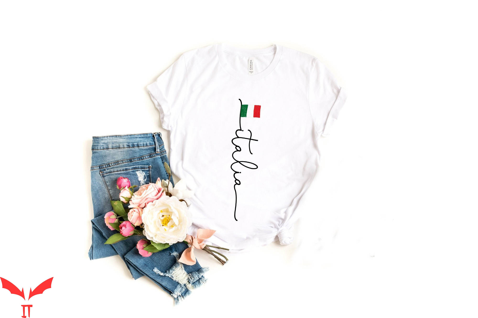 Italian T-Shirt Italy Souvenir Love Venice Rome Verona Tee