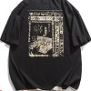 Japanese T-Shirt Japanese Retro Harajuku Kanji T-shirt