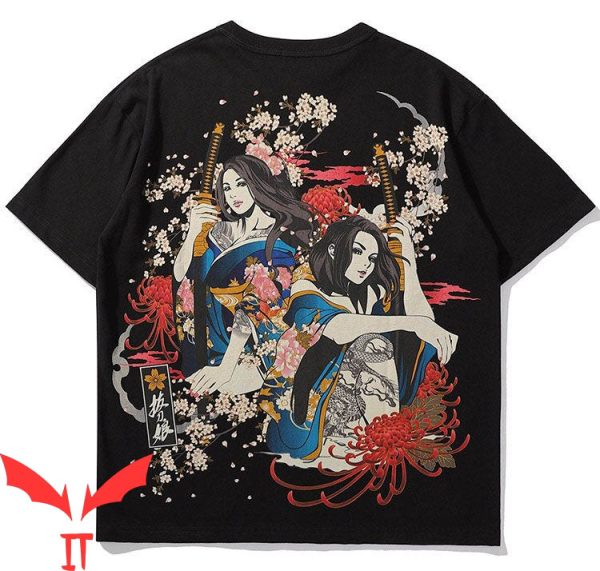 Japanese T-Shirt Japanese Samurai T-shirt