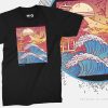 Japanese T-Shirt Mount Fuji Kanagawa Wave T-shirt