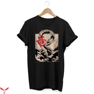 Japanese T-Shirt Vintage Dragon Aesthetic Shirt