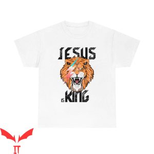 Jesus Is King T-Shirt Bible Verse Pray Catholic Faith Based