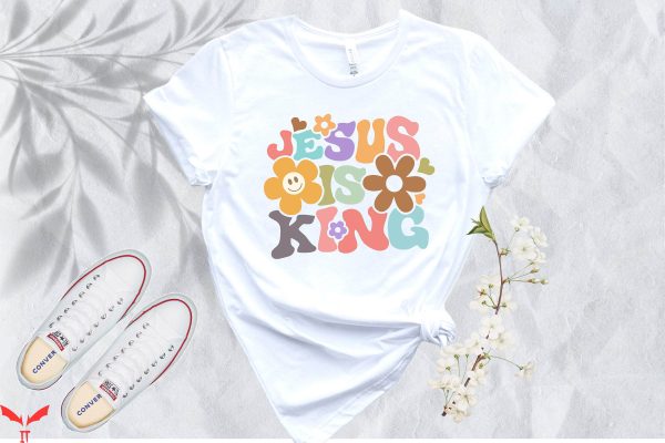 Jesus Is King T-Shirt Jesus Christian Church Graphic Tee