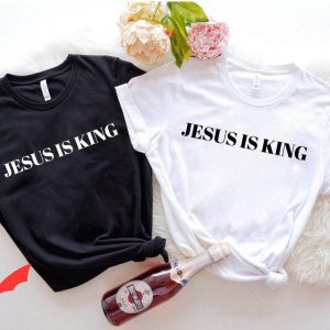 Jesus Is King T-Shirt Jesus Christmas Nativity Religious