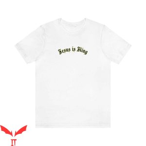 Jesus Is King T-Shirt Trendy Design Religious Style Tee