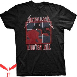 Kill Em All 1989 T-Shirt Metallica Kill Em All Trendy Design