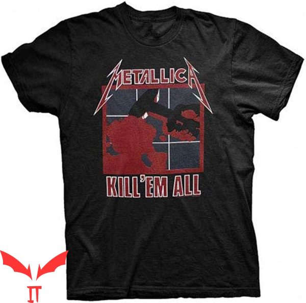 Kill Em All 1989 T-Shirt Metallica Kill Em All Trendy Design