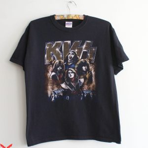 Kiss Vintage T-Shirt Kiss Band Photo Festival Shirt