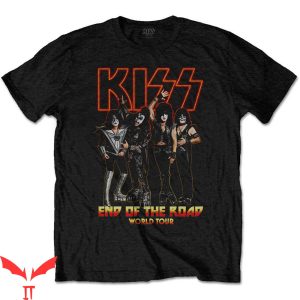 Kiss Vintage T-Shirt Kiss End Of The Road T-Shirt