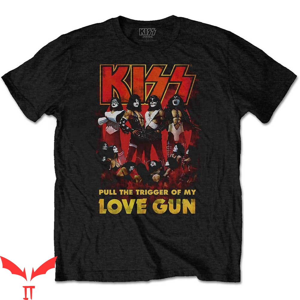 Kiss Vintage T-Shirt Kiss Love Gun Glow T-Shirt