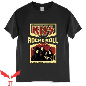 Kiss Vintage T-Shirt Kiss Rock And Roll Band T-Shirt