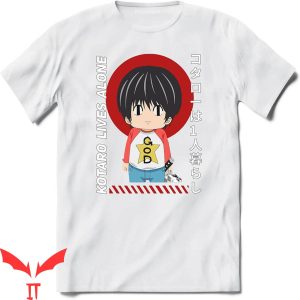 Kotaro God T-Shirt Kotaro Lives Alone Manga Anime Graphic