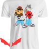 Looney Tunes Vintage T-Shirt Bugs And Taz Gangster Cartoon