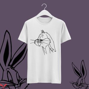 Looney Tunes Vintage T-Shirt Bugs Bunny Cartoon Funny Style