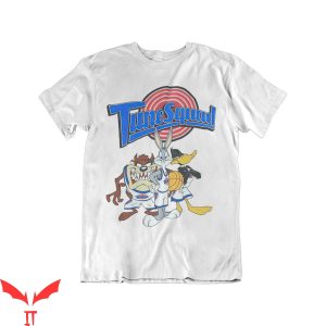 Looney Tunes Vintage T-Shirt Funny New Space Jam Bugs Taz