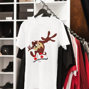 Looney Tunes Vintage T-Shirt Taz Trendy Cartoon Funny Style