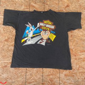 Looney Tunes Vintage T-Shirt Vintage 1993 Harley Davidson