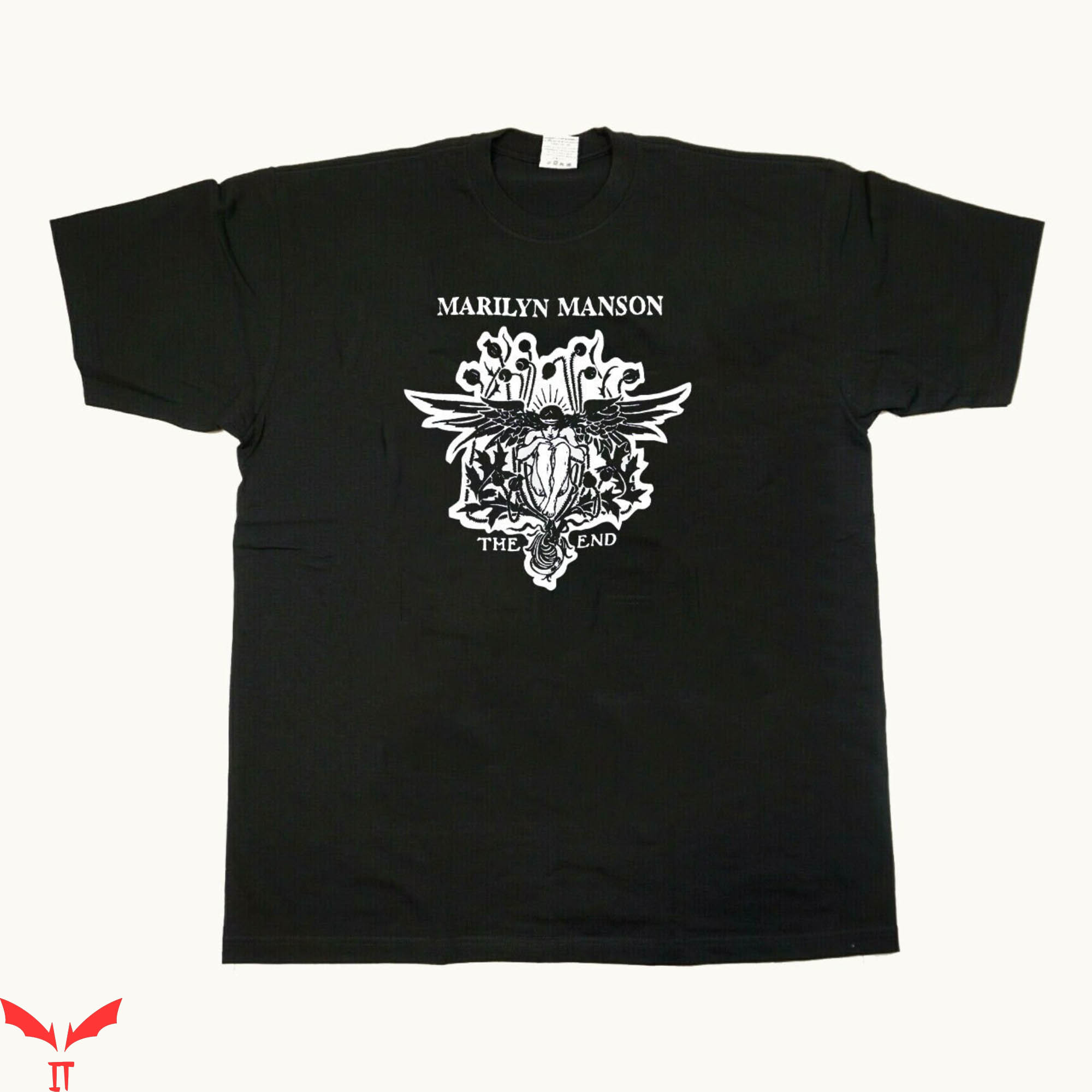 Marilyn Manson Vintage T-Shirt 1996 The End Angel Rock Tee