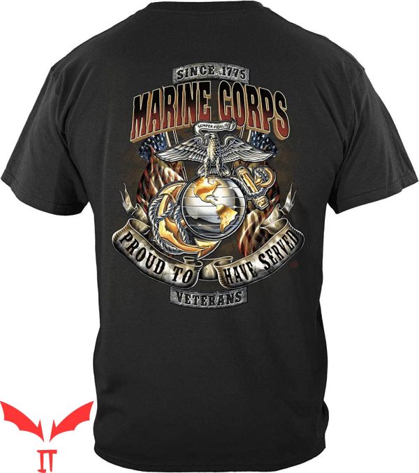 Marine Poolee T-Shirt Marines Proud To Have Served Tee