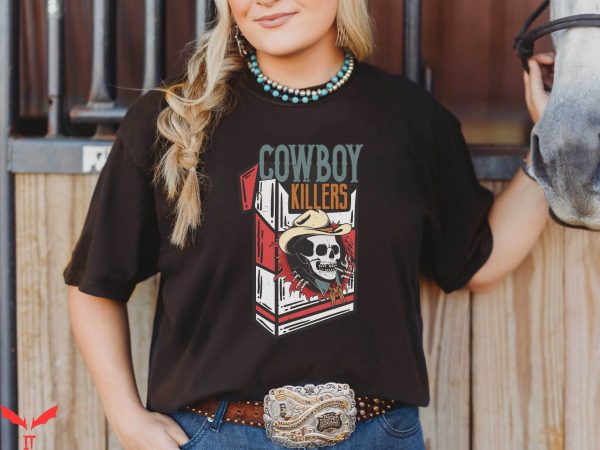 Marlboro T-Shirt Cowboy Killer Skeleton Marlboro Western