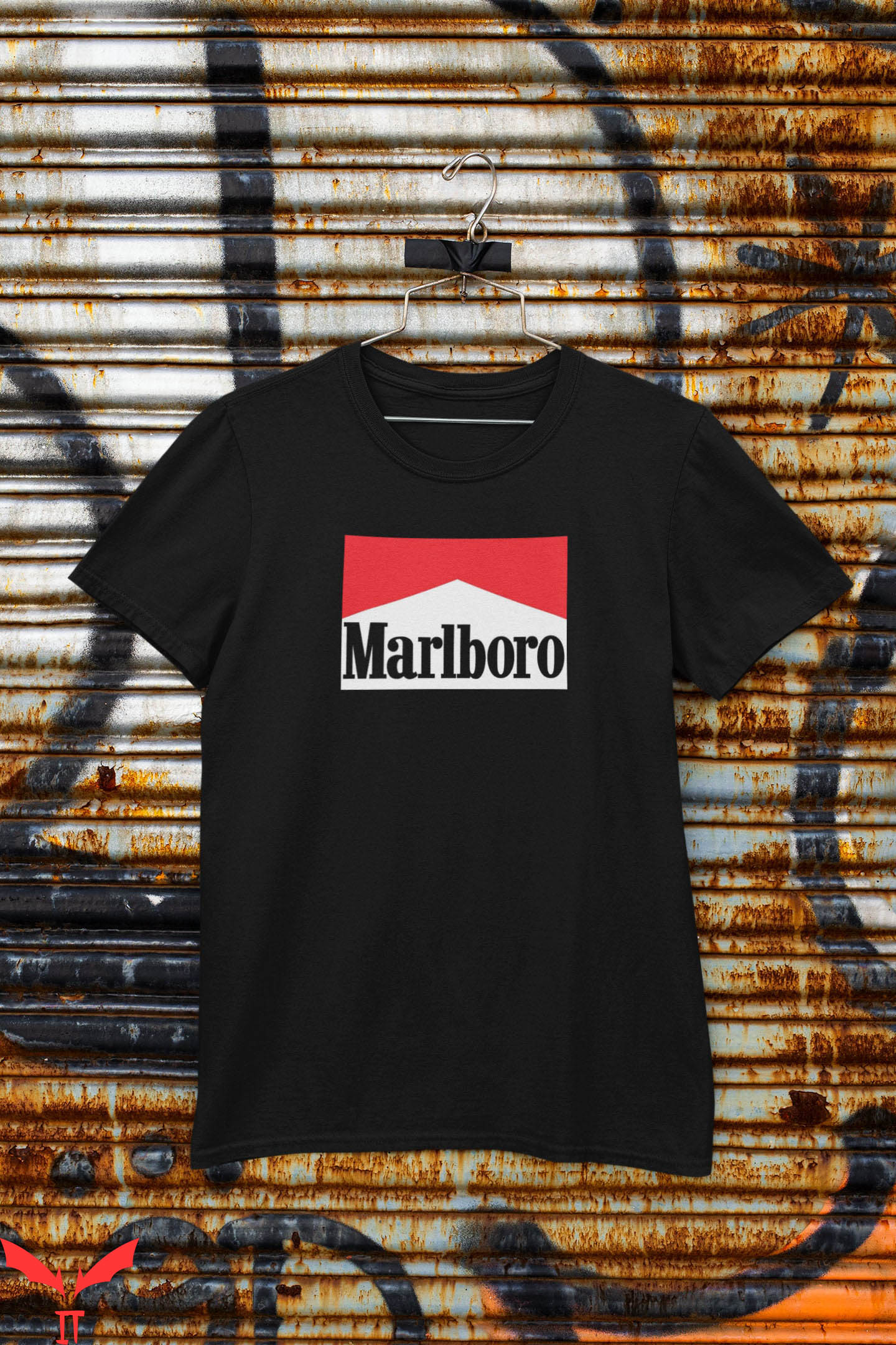 Marlboro T-Shirt Logo Trendy Funky Coloured Tee Shirt