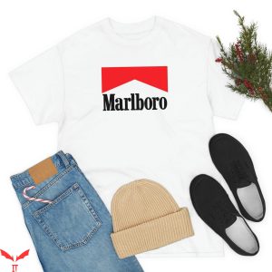 Marlboro T-Shirt Trendy Meme Vintage Retro Style Tee Shirt