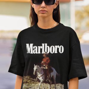 Marlboro T-Shirt Vintage 90s Marlboro Cowboy Trendy Shirt