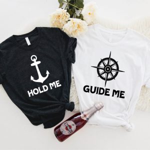 Matching Husband And Wife T-Shirt Hold Me Guide Me Shirt