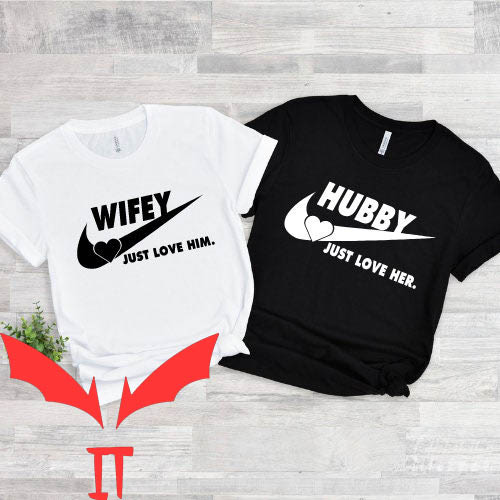 Matching Husband And Wife T-Shirt Honeymoon Just Married