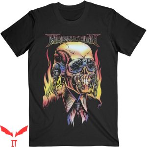 Megadeth Vintage T-Shirt Megadeth Flaming Vic T-Shirt