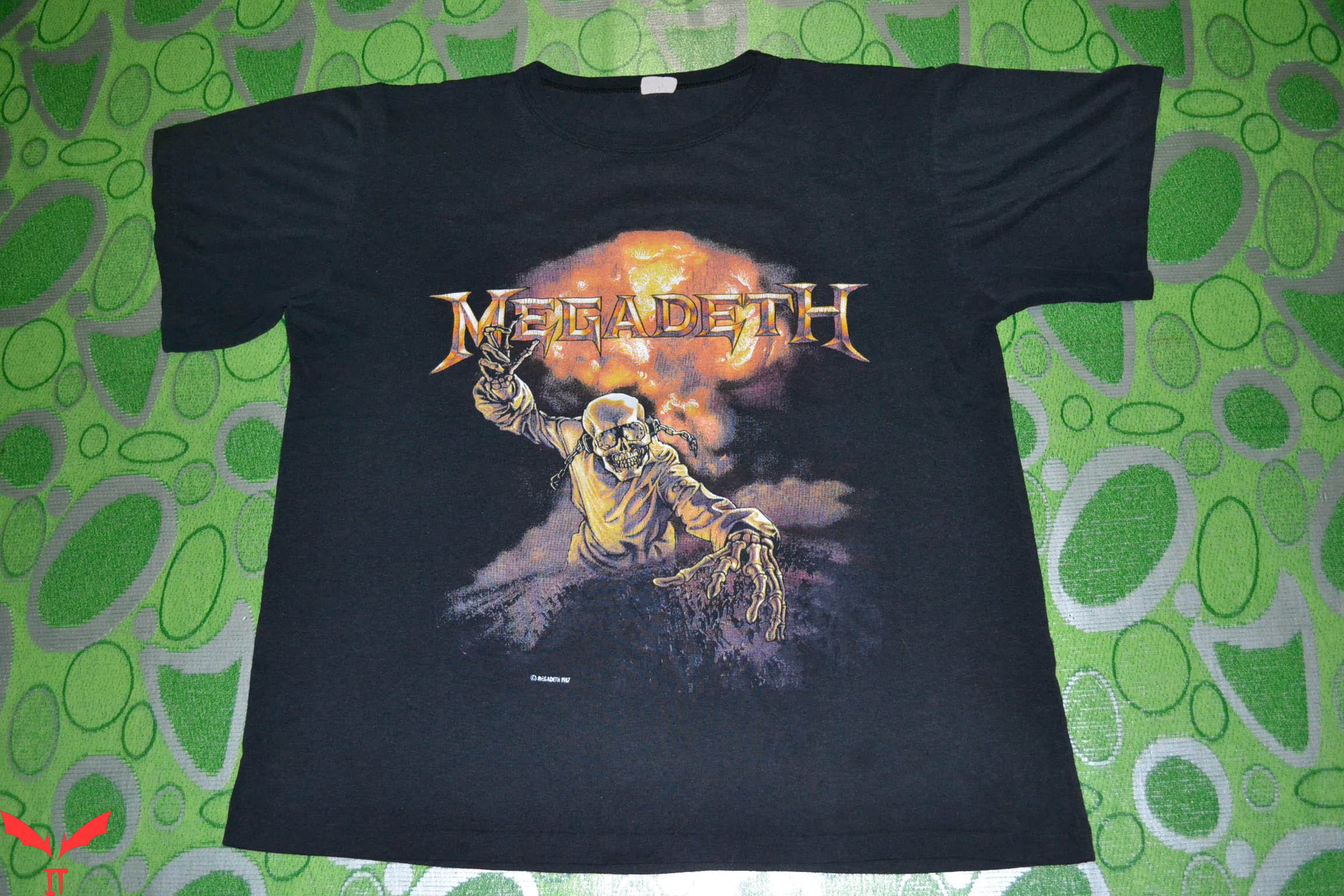 Megadeth Vintage T-Shirt Vintage 1987 Megadeth T-shirt