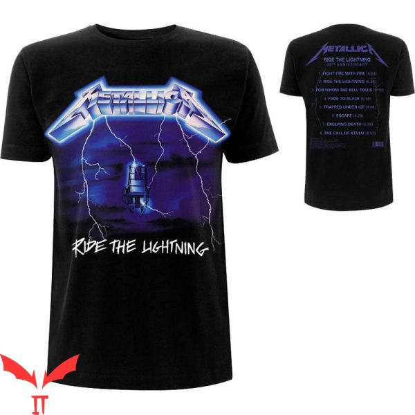 Metallica And Justice For All T-shirt RideTthe Lightning