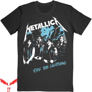 Metallica And Justice For All T-shirt Vintage Ride Lightning